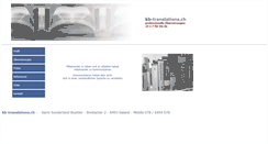 Desktop Screenshot of kb-translations.ch